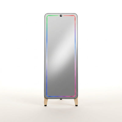 Smart Gym Mirror Built to Enhance Home Workouts, 32 HD Touchscreen, Android OS, 63 Full-Length Mirror
