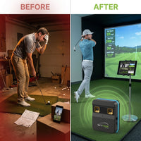Golf Launch Monitor Built for Precision Training, Dual Doppler Radar, Photometric Cameras, Wireless Tracking — Before & After