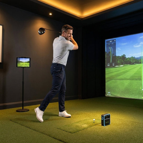 Golf Launch Monitor Built for Precision Training, Dual Doppler Radar, Photometric Cameras, Wireless Tracking