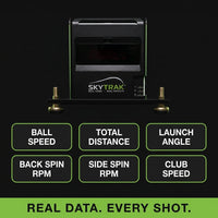 Golf Launch Monitor and Golf Simulator with Metal Protective Case — Results & Stats