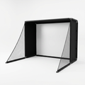 Golf Simulator Enclosure Kit Built for Home Practice, 10x8 Ft, 4K-Ready Impact Screen, Safety Netting
