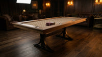 Lost Mill 8 Station Poker Table 1 Quantity in Mocha Oak 1 Pack — Lifestyle