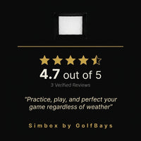 Simbox Golf Simulator Enclosure - 7 Sizes Available — Results & Stats
