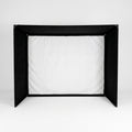 Golf Simulator Enclosure Built for Indoor Practice, Professional Impact Screen, 7 Size Options, Side Barriers